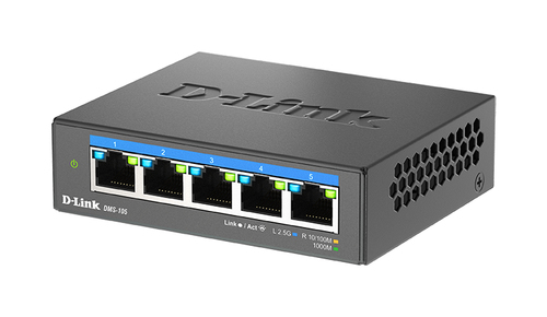 D-Link 5-Port Multi-Gigabit Unmanaged Switch 2.5G Ethernet (100/1000/2500) - Image 2