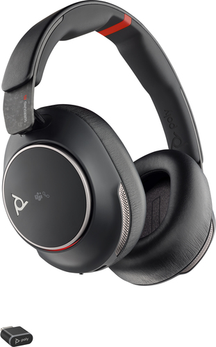 POLY Voyager Surround 85 UC Microsoft Teams Certified USB-C Headset +USB-C/A Adapter +Charging Stand - Image 2