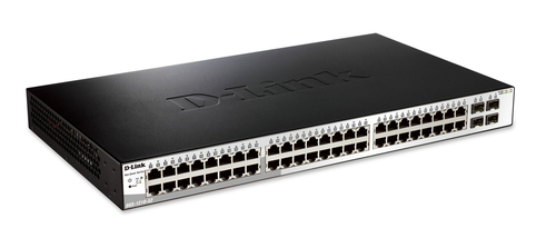 D-Link DGS-1210-52 network switch Managed L2 Gigabit Ethernet (10/100/1000) 1U Black - Image 2