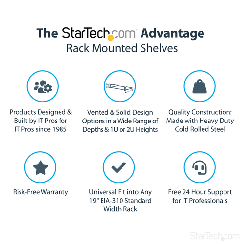 StarTech.com CABSHELFHD rack accessory - Image 8