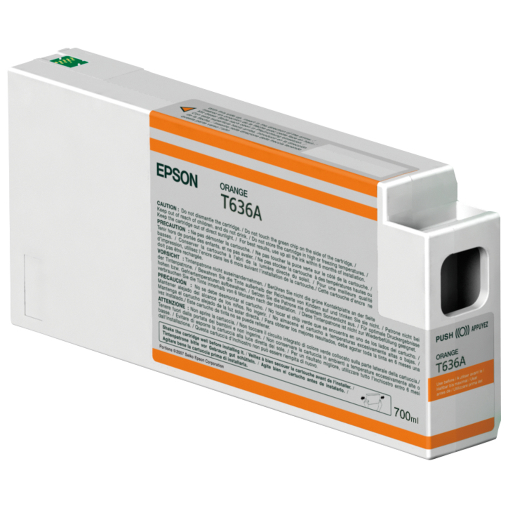 T636A ORANGE INK CARTRIDGE - 700ML
