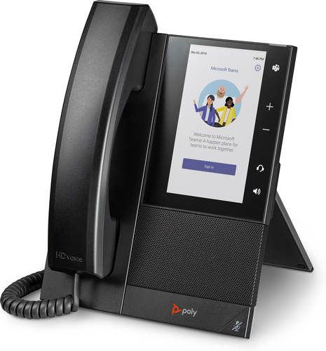 POLY CCX 505 Business Media Phone for Microsoft Teams and PoE-enabled IP phone Black 24 lines LCD - Image 2