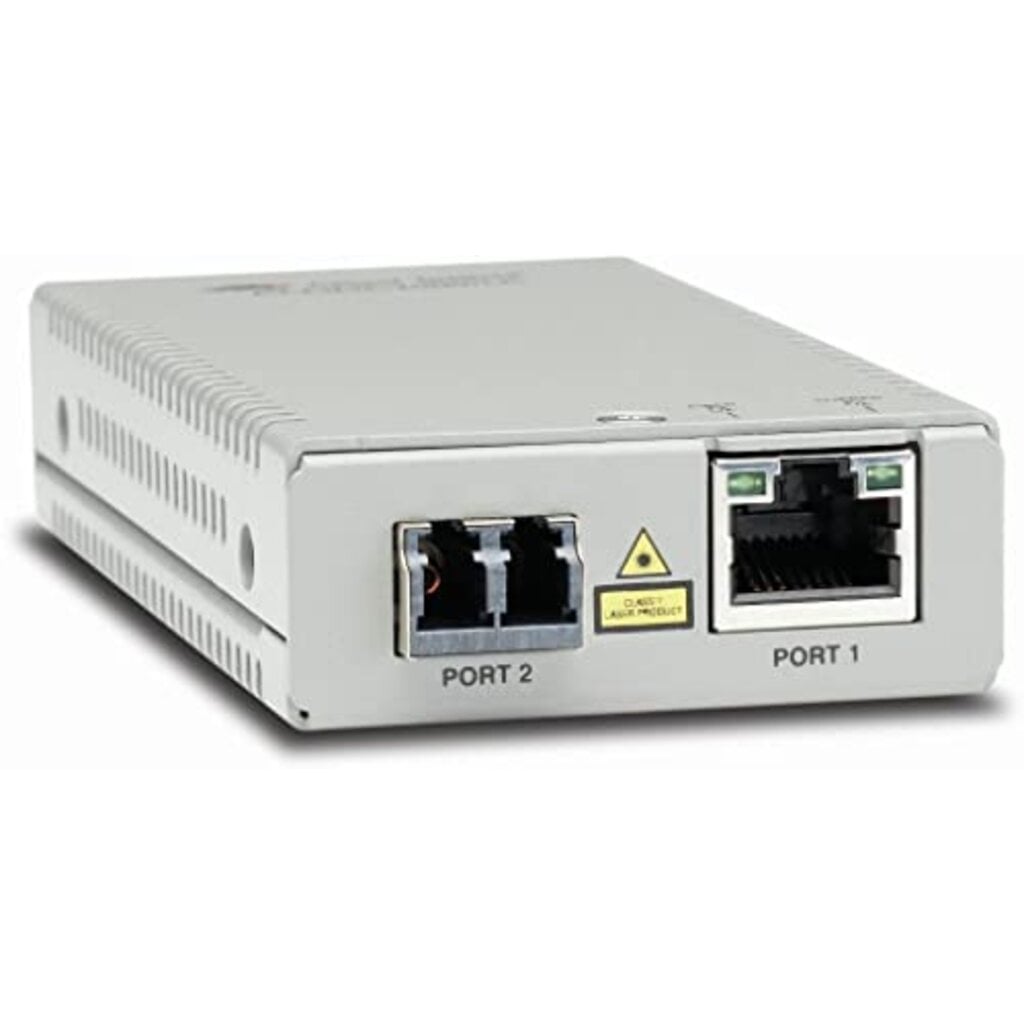 Allied Telesis AT MMC200/LC - Fibre media converter - 100Mb LAN - 10Base-T, 100Base-FX, 100Base-TX - RJ-45 / LC multi-mode - up to 2 km - 1310 nm - TAA Compliant