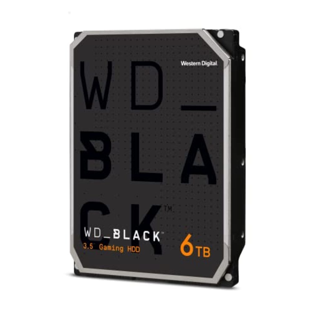 Western Digital Black 6TB SATA 3.5 Inch 7200 RPM Internal Hard Drive