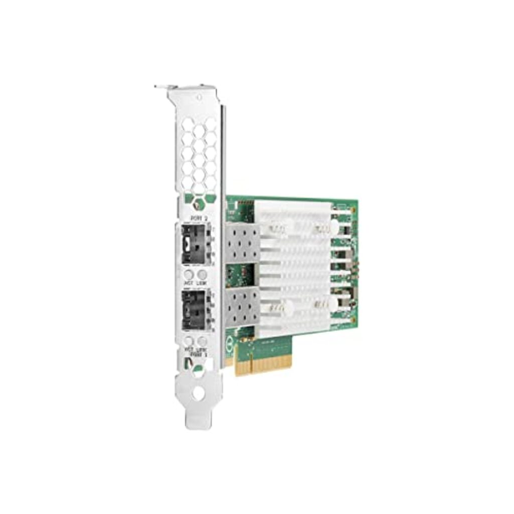 Broadcom BCM57412 - Network adapter - PCIe 3.0 x8 - 1Gb Ethernet / 10Gb Ethernet SFP+ x 2 - for ProLiant DL20 Gen10, DL325 Gen10, DL360 Gen10, DL380 Gen10, ML30 Gen10, XL220n Gen10