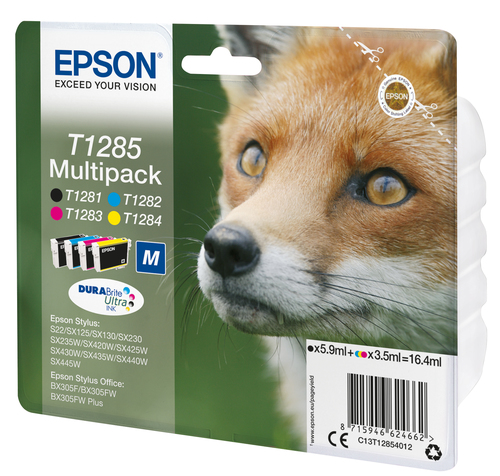 Epson Fox T1285 ink cartridge 1 pc(s) Original Black, Cyan, Magenta, Yellow - Image 2