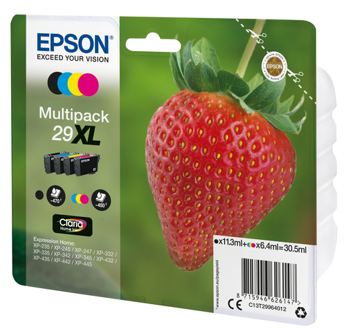 Epson Strawberry C13T29964012 ink cartridge 1 pc(s) Original High (XL) Yield Black, Cyan, Magenta, - Image 2