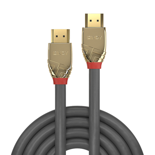 Lindy 37866 HDMI cable HDMI Type A (Standard) Gold, Grey - Image 2