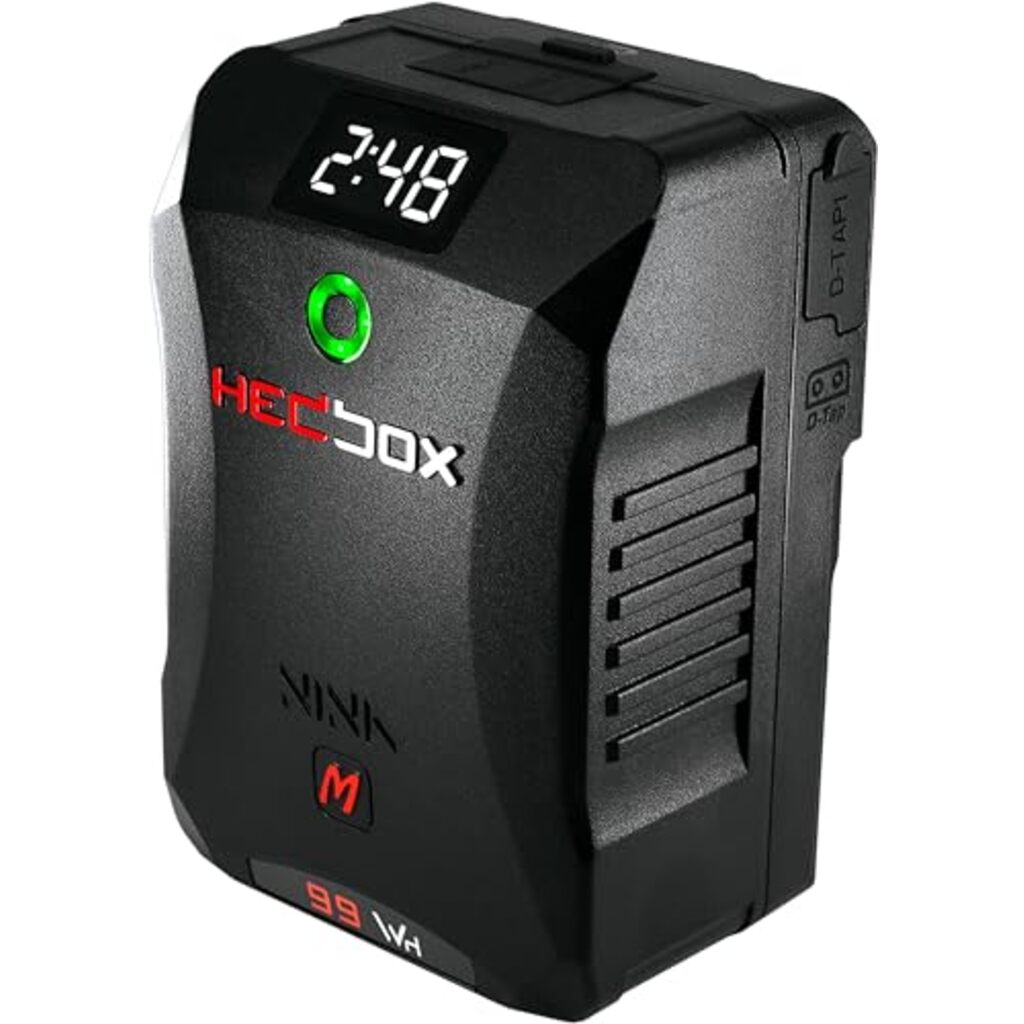 Mini V-Mount Battery 99.20 Wh 2x D-tap & USB-A and USB-C Out OLED Display with IDR System