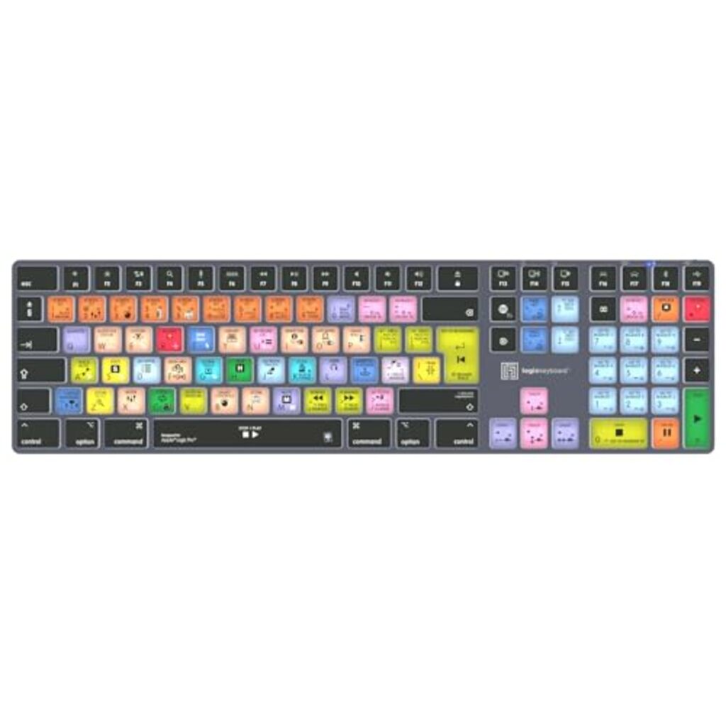 Wireless backlit keyboard designed for Apple Logic Pro X - Made for Mac