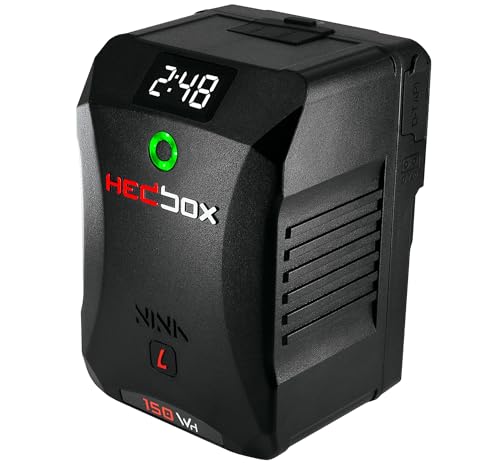 Mini V-Mount Battery 150 Wh 2x D-tap & USB-A and USB-C Out OLED Display with IDR System