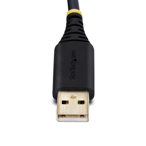 StarTech.com 2P1FFC-USB-SERIAL cable gender changer 2 x DB-9 RS-232 Black, Grey - Image 5