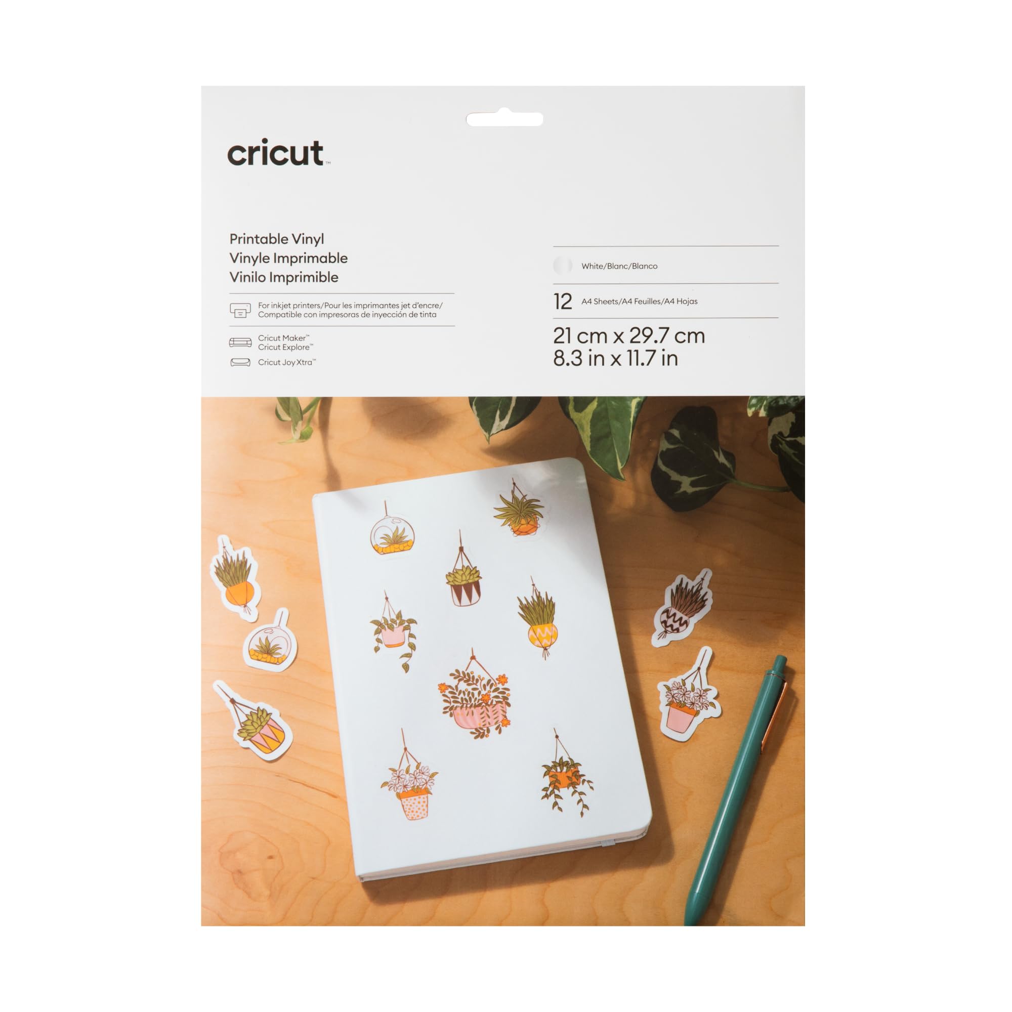 Printable Vinyl A4 - 10 sheets (White)