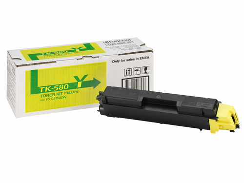 KYOCERA TK-580Y toner cartridge 1 pc(s) Original Yellow - Image 3