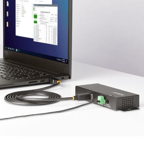 StarTech.com 5G7AINDRM-USB-A-HUB interface hub USB 3.2 Gen 1 (3.1 Gen 1) Type-B 5000 Mbit/s Black - Image 9
