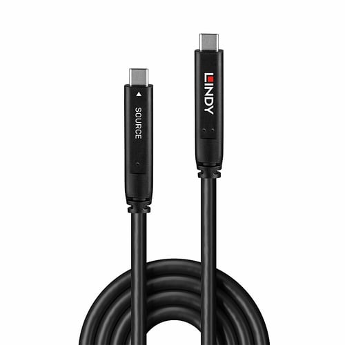 Lindy 43399 USB cable USB 3.2 Gen 1 (3.1 Gen 1) USB C Black - Image 2