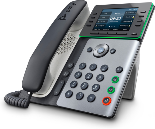 POLY Edge E350 and PoE-enabled IP phone Black 8 lines IPS Wi-Fi - Image 6