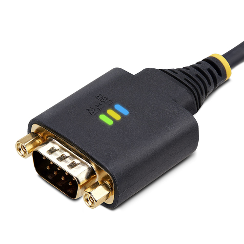 StarTech.com 2P1FFC-USB-SERIAL cable gender changer 2 x DB-9 RS-232 Black, Grey - Image 7
