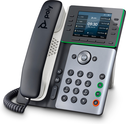 POLY Edge E320 and PoE-enabled IP phone Black 8 lines IPS - Image 2