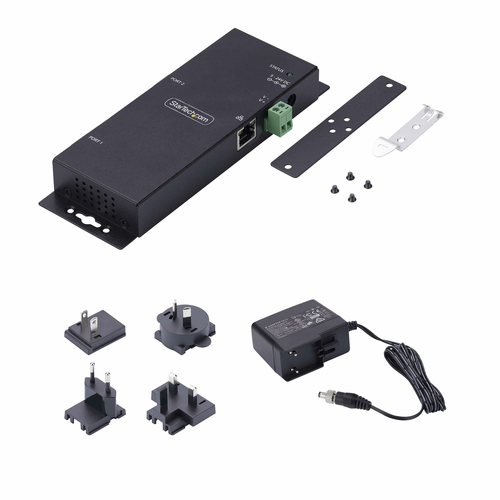 StarTech.com I23-SERIAL-ETHERNET serial converter/repeater/isolator RS-232 RJ-45 Black - Image 8