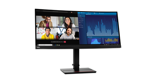 Lenovo ThinkVision P34w-20 LED display 86.7 cm (34.1") 3440 x 1440 pixels Wide Quad HD Black - Image 3