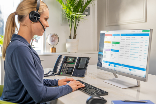 POLY Edge E400 and PoE-enabled IP phone Black 8 lines IPS - Image 9