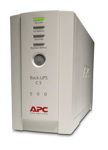 APC Back-UPS uninterruptible power supply (UPS) Standby (Offline) 0.5 kVA 4 AC outlet(s)