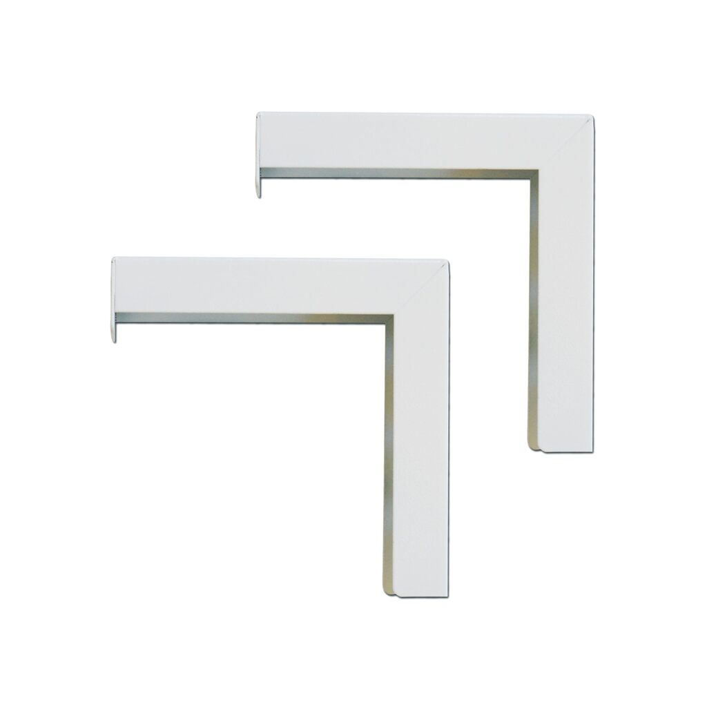 12" Extended Wall/Ceiling Bracket set for Manual/Spectrum/ VMAX2 Series - White