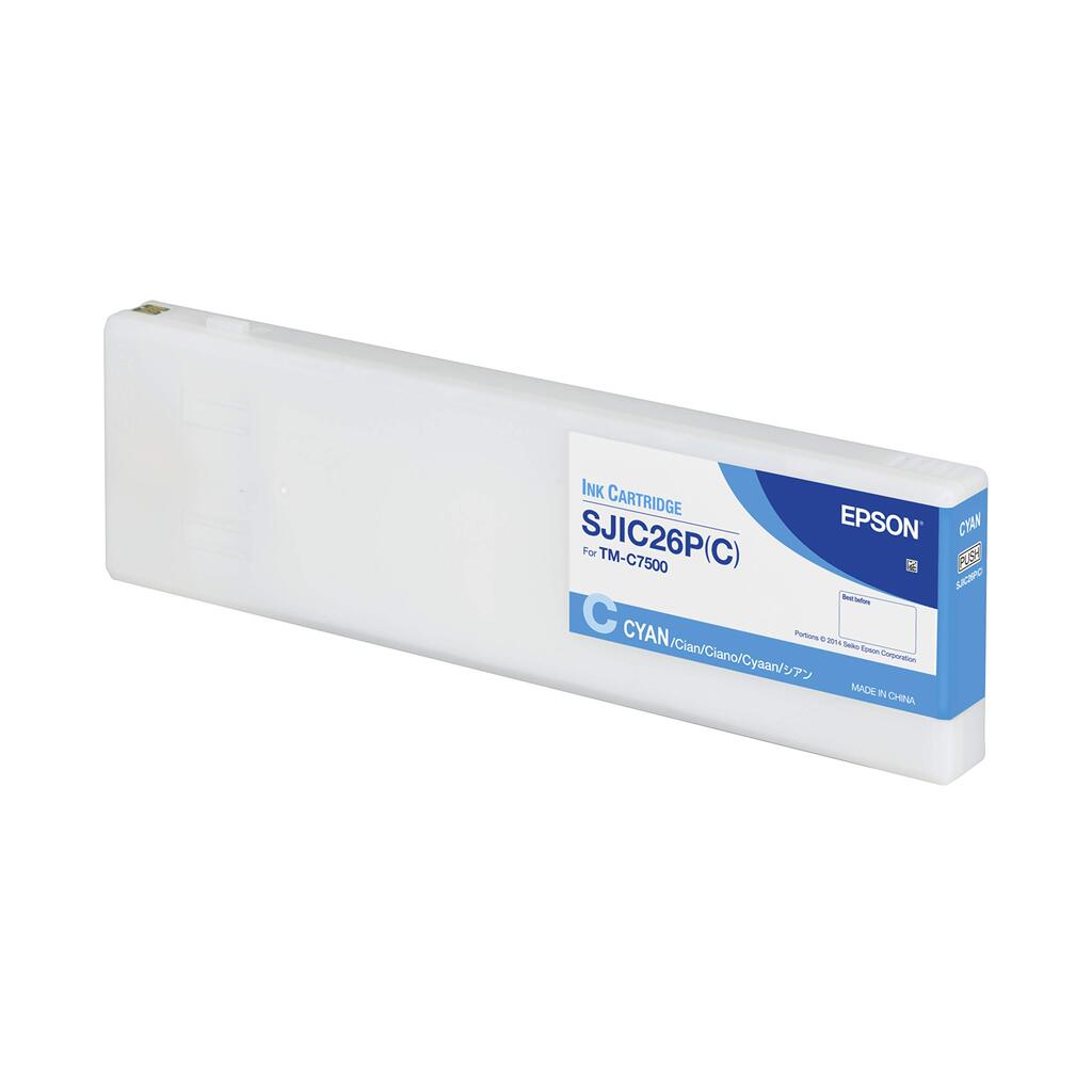 SJIC26P(C) INK CARTRIDGE CYAN COLORWORKS C7500