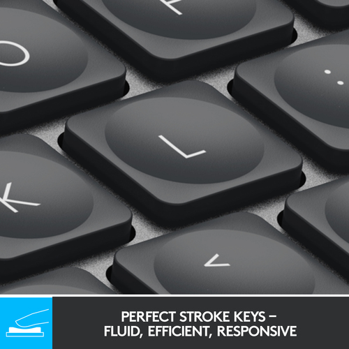 Logitech MX Keys Mini keyboard Office RF Wireless + Bluetooth QWERTZ German Graphite - Image 5