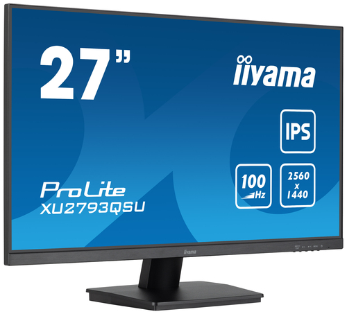 iiyama ProLite XU2793QSU-B7 LED display 68.6 cm (27") 2560 x 1440 pixels Wide Quad HD Black - Image 2