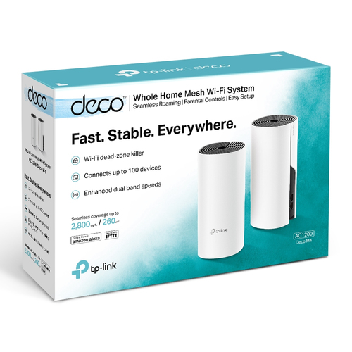 TP-Link Deco M4(2-pack) Dual-band (2.4 GHz / 5 GHz) Wi-Fi 5 (802.11ac) White Internal - Image 5