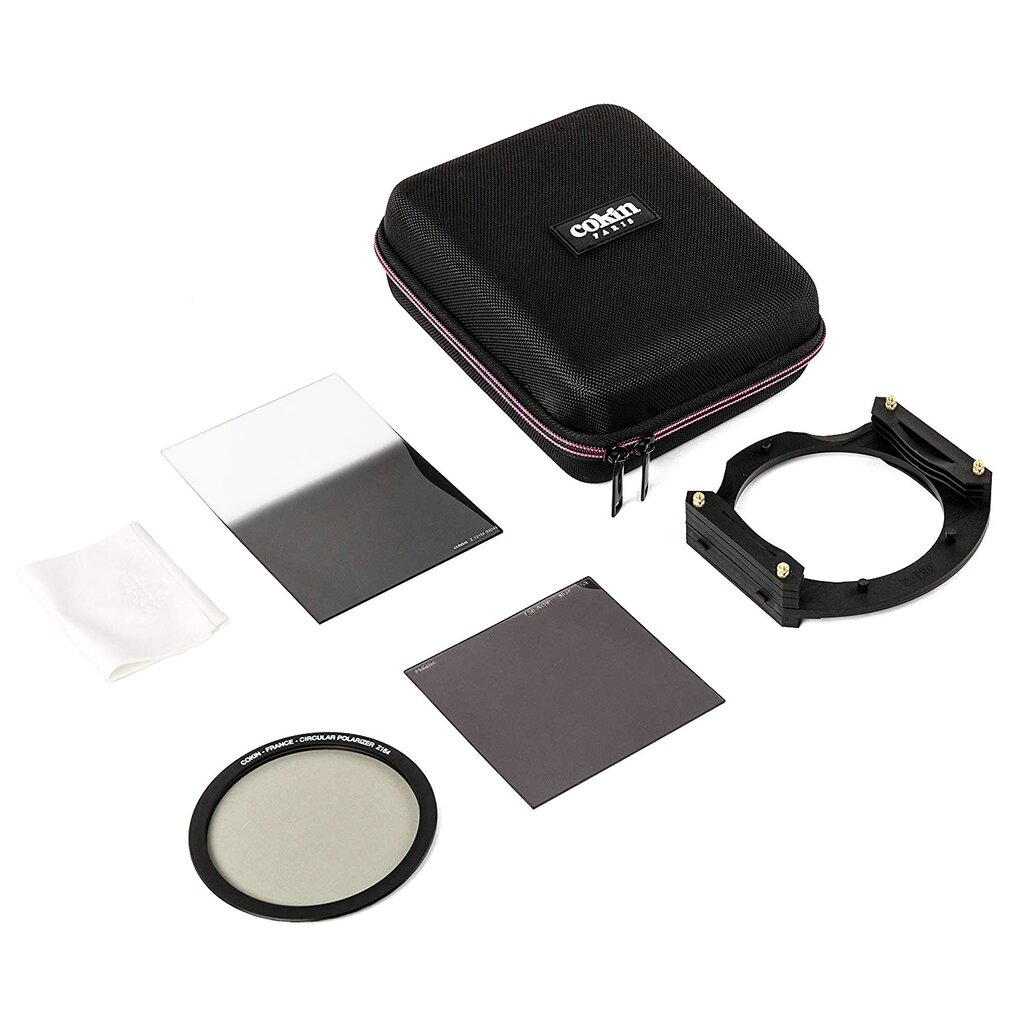 Cokin L Size (Z-Pro Series) filter holder and circular polariser ND4 Grad ND4 and case