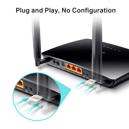 TP-Link TL-MR6500v wireless router Fast Ethernet Single-band (2.4 GHz) Black - Image 4