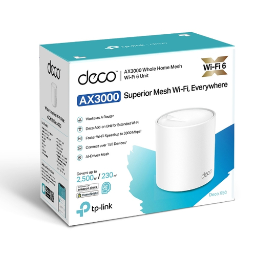 TP-Link Deco X50 Dual-band (2.4 GHz / 5 GHz) Wi-Fi 6 (802.11ax) White 3 Internal - Image 8