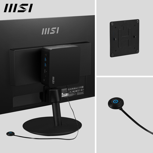 MSI Cubi NUC 1M i3 100U BB 0.84L sized PC Black Intel SoC - Image 7