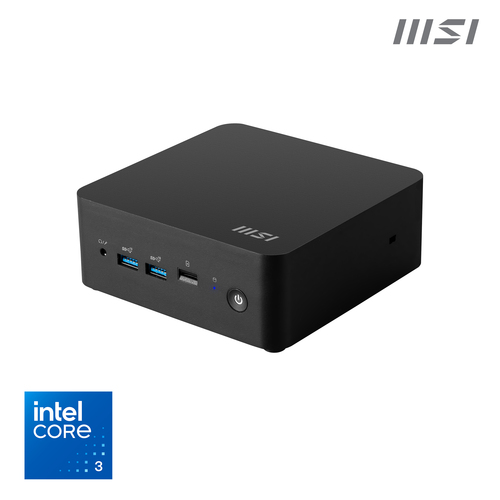 MSI Cubi NUC 1M i3 100U BB 0.84L sized PC Black Intel SoC