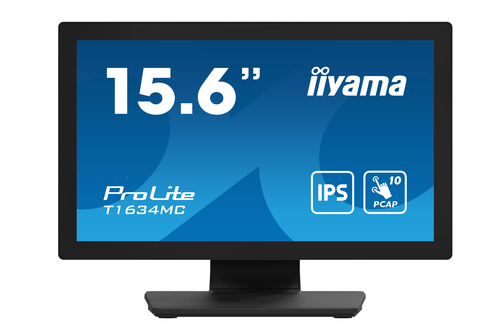 iiyama ProLite T1634MC-B1S computer monitor 39.6 cm (15.6") 1920 x 1080 pixels Full HD LED