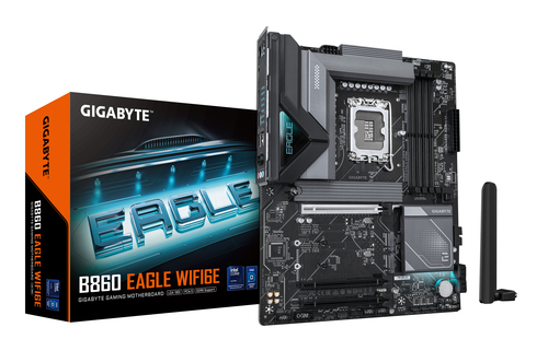 GIGABYTE B860 EAGLE WIFI6E motherboard Intel B860 LGA 1851 (Socket V1) ATX