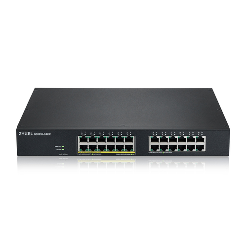 Zyxel GS1915-24EP Managed L2 Gigabit Ethernet (10/100/1000) Power over Ethernet (PoE) 1U Black - Image 2