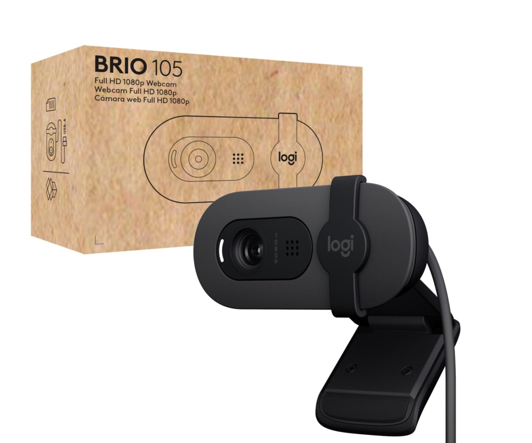 Logitech Brio 105 webcam 2 MP