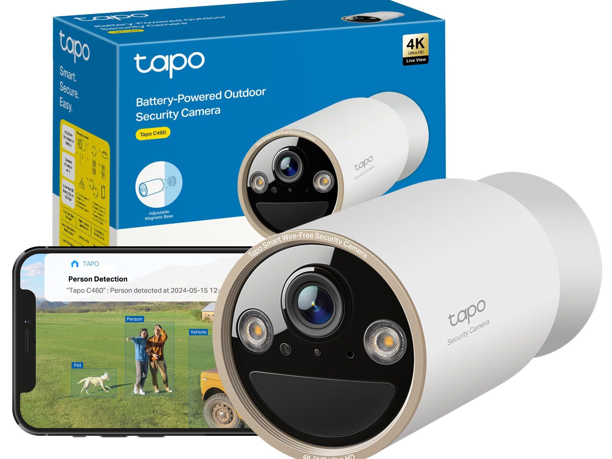 Battery-Powered Outdoor Security Camera