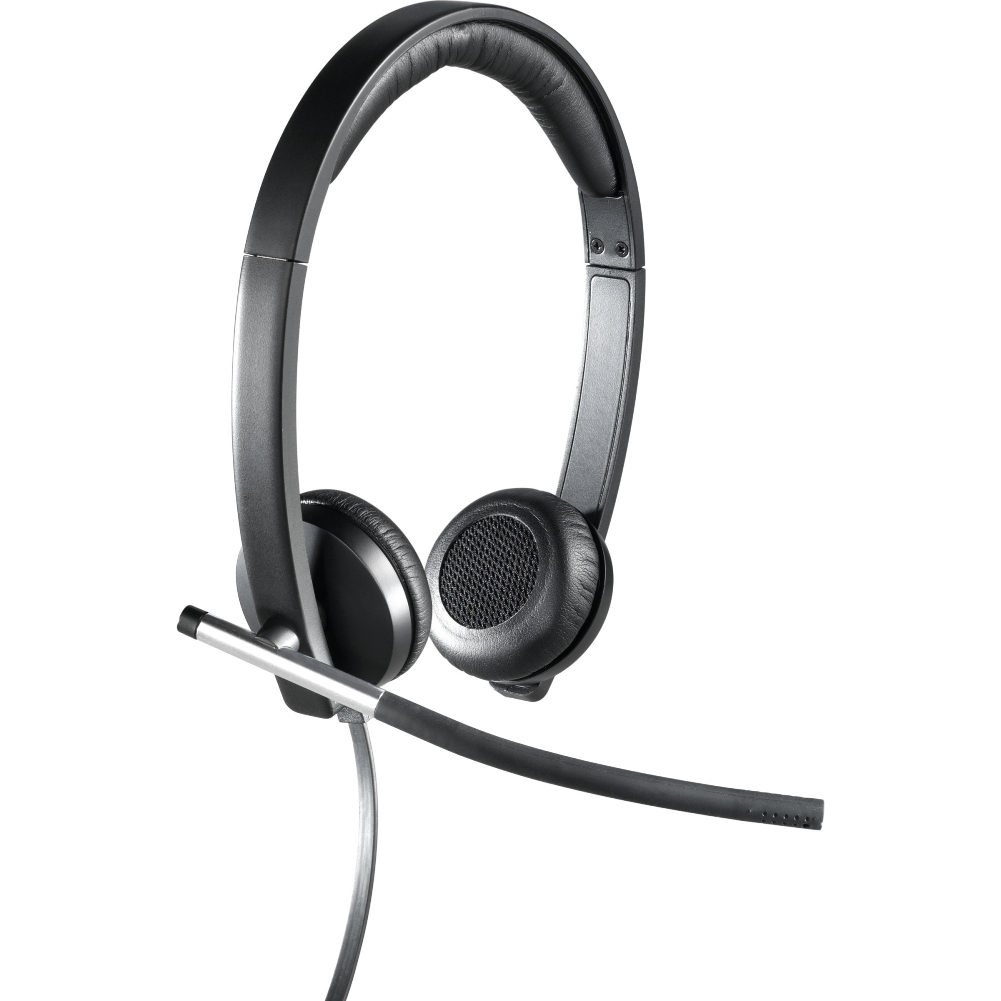 Logitech H650e Wired Head-band Office/Call center USB Type-A Black, Silver
