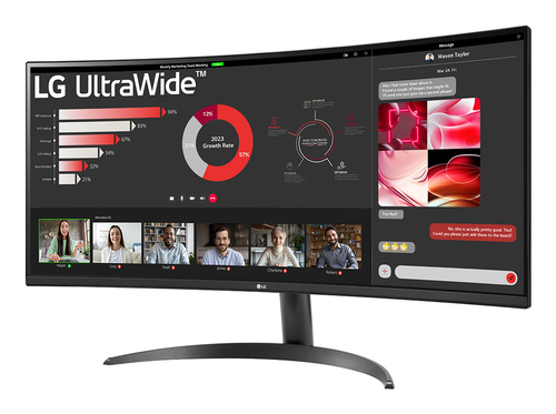 LG 34WR50QK-B computer monitor 86.4 cm (34") 3440 x 1440 pixels Wide Quad HD Black - Image 2