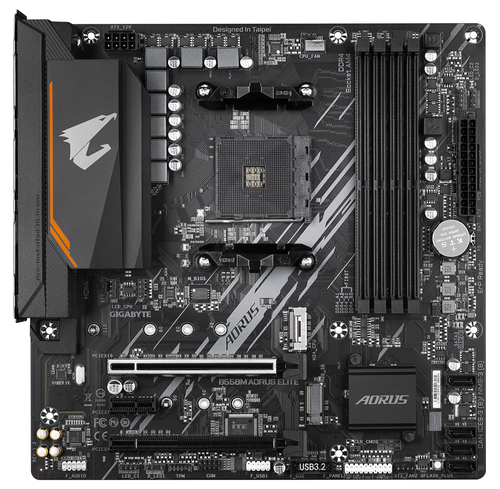 GIGABYTE B550M AORUS ELITE motherboard AMD B550 Socket AM4 micro ATX - Image 2