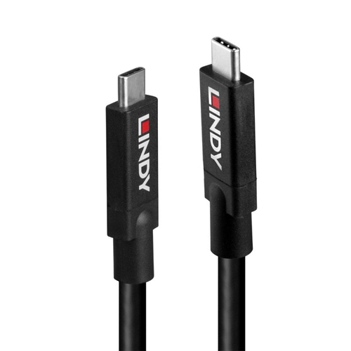 Lindy 43411 USB cable USB 3.2 Gen 2 (3.1 Gen 2) USB C Black
