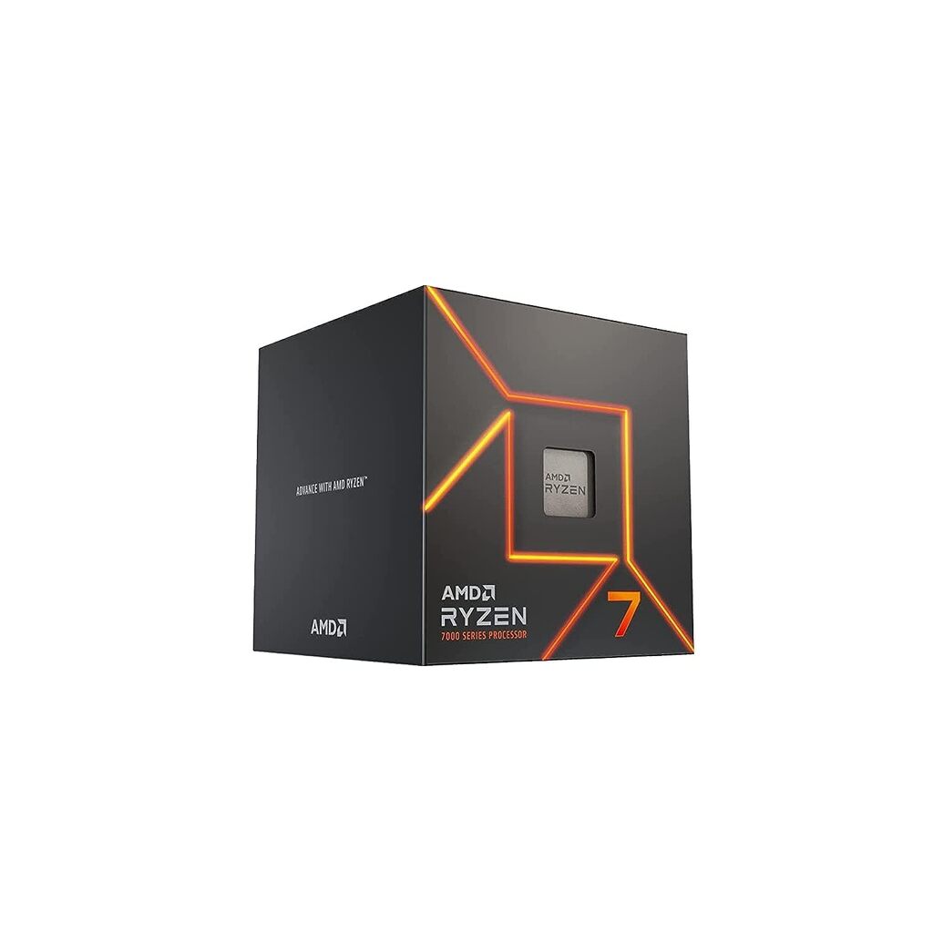 AMD Ryzen 7 7700 3.8GHz 8 Core AM5 Processor, 16 Threads, 5.3GHz Boost, Radeon Graphics