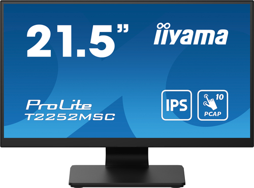 iiyama ProLite T2252MSC-B2AG computer monitor 54.6 cm (21.5") 1920 x 1080 pixels Full HD LCD