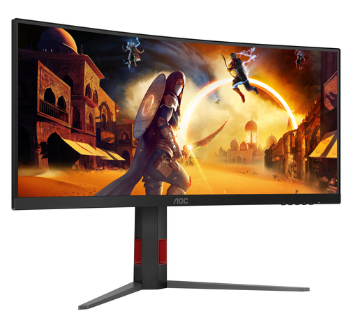 AOC G4 CU34G4Z computer monitor 86.4 cm (34") 3440 x 1440 pixels Wide Quad HD LED Black, Red - Image 8