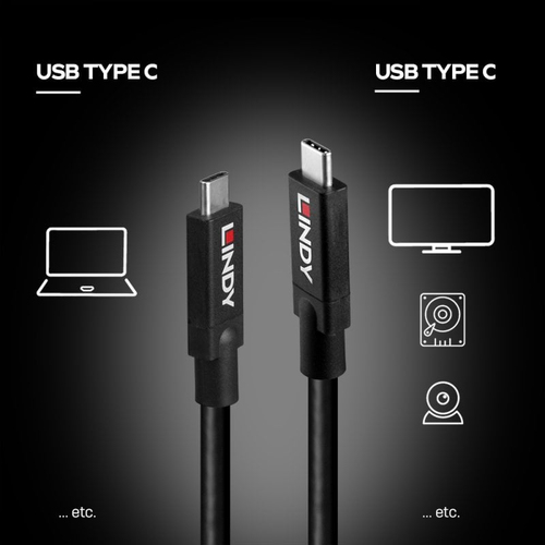 Lindy 43411 USB cable USB 3.2 Gen 2 (3.1 Gen 2) USB C Black - Image 5
